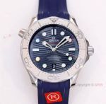 Omega Seamaster Diver 300m Beijing 2022 Special Edition Swiss Replica Watch Omega Blue Wave Dial